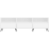 vidaXL TV omarica bela 150x30x44,5 cm inženirski les | Shoptok.si