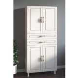 Hanah home Rb-057 matte white multi purpose cabinet Cene