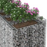  Gabionska dvignjena postelja 2 pcs Srebrna, (5000218555) | Shoptok.si