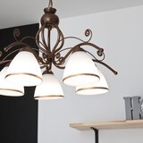  Luster na lancu RETRO II 5xE27/60W/230V bronza s patinom | Eponuda.com