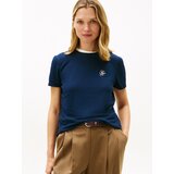 Tommy Hilfiger Majica mornarska / rdeča / bela | Shoptok.si