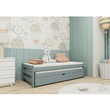 Lano Otroška postelja z dodatnim ležiščem Anis - 80x200 cm - Siva