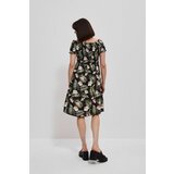 Marisse Dress With A Floral Motif L-Su-3757 Black | Eponuda.ba