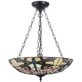 Endon 111869 - Luster na lancu Tiffany ASHTON 3xE27/10W/230V prečnik 45 cm | Eponuda.com