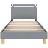  Otroški posteljni okvir z vznožjem Svetlo siva 80 x 200 cm, (5000104770) | Shoptok.si