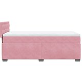 Box spring krevet s madracem ružičasti 90x200 cm baršunasti | shoptok.hr