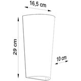  Stenska keramična svetilka LANA, (21347393) | Shoptok.si