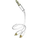 in-akustik Star Audio Cable 3,5 mm Jack Plug - Cinch 1,5 m