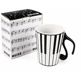  Glasbena skodelica z motivom klavirja | Shoptok.si