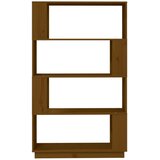 Ormarić za knjige / pregrada boja meda 80x25x132 cm drveni | Eponuda.com