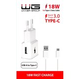 Winner Group- Adapter za brzo punjenje 1xUSB-A PD 18W + USB kabl USB-C / USB-A 1m | Eponuda.com