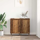  Kreveta 2 pcs Staro drvo 40 x 35 x 70 cm Obrađeno drvo i čelik | shoptok.hr