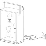 Eglo 43416 - Stona lampa FAMBOROUGH 3xE27/40W/230V | Eponuda.com