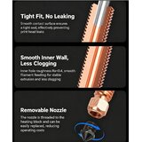 Aldor Detachable Hardened Steel Nozzle &amp;ndash; Zamenska dizna Kompatibilna sa K2 Plus / K2 Pro / K2 / Creality Hi Slike