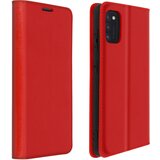 Avizar Usnjena torbica, držalo za kartico in videoposnetek za Samsung Galaxy A41 - rdeca, (20626604) | Shoptok.si