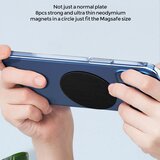 Techsuit Metalna ploča (MP01) s Magsafe i PU kožnom presvlakom - crna | shoptok.hr