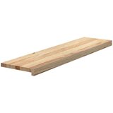 vidaXL Podloge za stopnice 2 kosa 100x25x2 cm trdna hrastovina | Shoptok.si