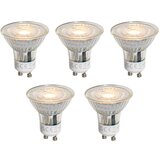 LUEDD Set van 5 GU10 50mm LED lampen helder 1W 80 lm 2200K | Shoptok.si
