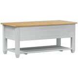  Kava Stol s ladicama Bijela 100 x 48 x 45 cm Masivna borovina | shoptok.hr