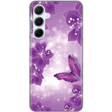  torbica silikonska print za samsung A556B galaxy A55 5G butterfly and flowers Cene