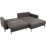 MID.YOU KOTNA SEDEŽNA GARNITURA, gladka tkanina rjava | Shoptok.si