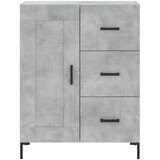  Visoka komoda siva betona 69,5x34x180 cm od konstruiranog drva | shoptok.hr