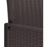  15-dijelni set za blagovanje na otvorenom s jastučićima Smeđa Poliratan | shoptok.hr