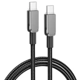 kabl za telefon USB-C - USB-C 1m 60W Black ( GSM180789 )