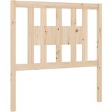 Maison Chic posteljno vzglavje - vzglavna omarica - nočna omarica 96x4x100 cm trdna borovina, (21704572) Cene