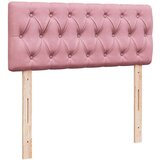  Okvir kreveta s madracima ružičasti 120x200cm baršunasti | shoptok.hr