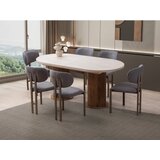 Hanah home Trpezarijski sto na razlvačenje Gusto 2953, 180x77x90 cm, Bež | Eponuda.ba