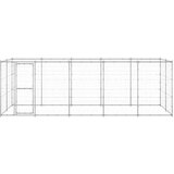  Zunanji pasji boks pocinkano jeklo 12,1 m², (20799163) | Shoptok.si