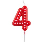 Amscan SVJECICA BROJ 4 DOTS | Eponuda.ba