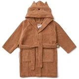 dječji ogrtač za kupanje lily cat terracotta