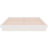  Posteljni okvir bel iz trdnega lesa 150x200 cm 5FT, (20643859) | Shoptok.si