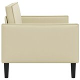  XXL fotelja Krem Umjetna koža - Krem 110 cm | shoptok.hr