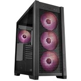 Asus TUF Gaming GT302 ARGB ATX/EATX Gaming ohišje črno, Interchangeable side panels, Detachable top panel, Square-type mesh front panel, Four 140 x 28 mm ARGB fans, Hidden-connector motherboard support, Front Panel High-Speed USB Type-C - 90DC00I0-B19000 | Shoptok.si