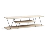 Hanah home TV ormarić Canaz, 120x33x30 cm, Krem-crna | Eponuda.ba