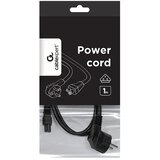 Gembird PC-186-ML12-1M Detelina napojni kabl za notebook 1m, Crni | Eponuda.com