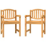Maison Chic Vrtni stoli - Stol za vrt 2 kosa 58x59x88 cm trdna tikovina JS1156, (21878023) Cene