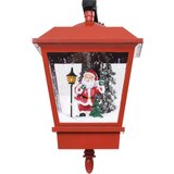  Božićna zidna svjetiljka s Djedom Mrazom LED crvena 40x27x45 cm | shoptok.hr