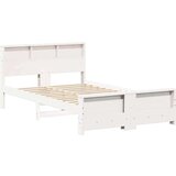  Konstrukcija postelje Bela 120 x 190 cm Konstruiran les, (5000124119) | Shoptok.si