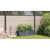  Vrtna saksija 3 pcs Svijetlo siva 120 x 40 x 37,5 cm Plastika | Eponuda.com