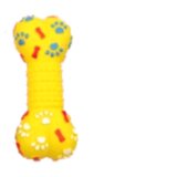  Igračka za pse gumena kost, 18cm, žuta Cene
