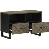  TV ormarić crni 70 x 33 x 46 cm od masivnog drva manga Crna | shoptok.hr