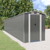 vidaXL Vrtno spremište svjetlosivo 192x1021x223 cm pocinčani čelik Cijene