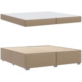  Krevetna konstrukcija Boja cappuccina 200 x 200 cm tkanina | shoptok.hr