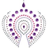 Bijoux Indiscrets Sjajni dijamanti intimni nakit set - 3 dijela (roza-ljubičasta) | shoptok.hr