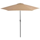  Vrtni suncobran s metalnom šipkom 300 cm bež | shoptok.hr