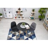  Set od 4 ASTI stolice od tamnosivog baršuna | shoptok.hr